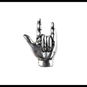 I Love You Sign Language Lapel Pin